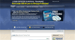 Desktop Screenshot of loanofficersurvival.com